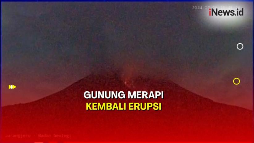 Gunung Merapi Kembali Erupsi Pagi Ini Luncurkan Awan Panas Sejauh