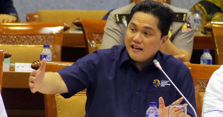 Erick Thohir Sampaikan Daftar Inventaris Masalah RUU BUMN ke DPR