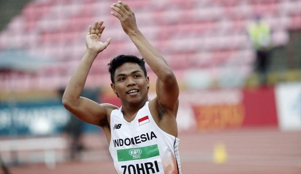 Sprinter Indonesia Lalu Muhammad Zohri Lolos Olimpiade Paris 2024
