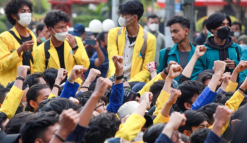 Mahasiswa Gelar Demo Indonesia Gelap Hari Ini, 1.623 Personel Gabungan Disiagakan