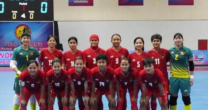 Timnas Futsal Putri Indonesia Takluk 0-4 dari China