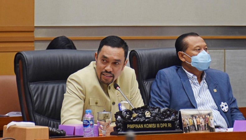 Ahmad Sahroni Dimutasi dari Jabatan Wakil Ketua Komisi III DPR