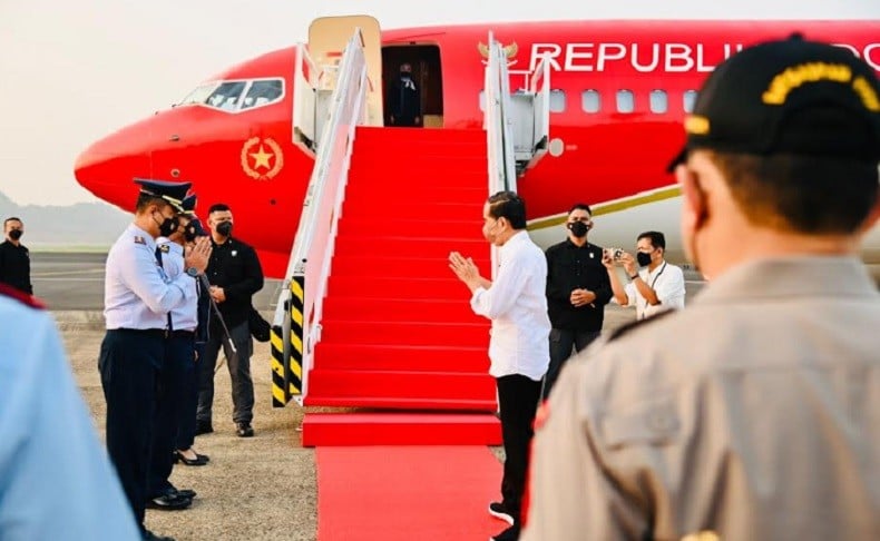 Jokowi bakal Mendarat Perdana di Bandara IKN Siang Ini