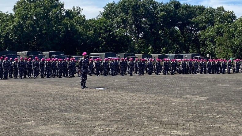 Buntut Carok Berdarah, Brimob hingga Marinir Dikerahkan Perkuat Pengamanan Pilkada Sampang