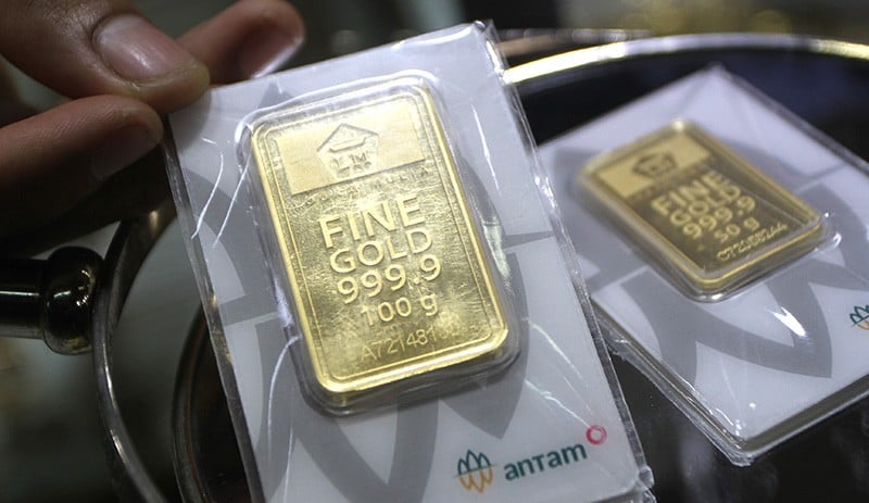 Harga Emas Antam Hari Ini Anjlok Rp10.000, Termurah Dijual Berapa?