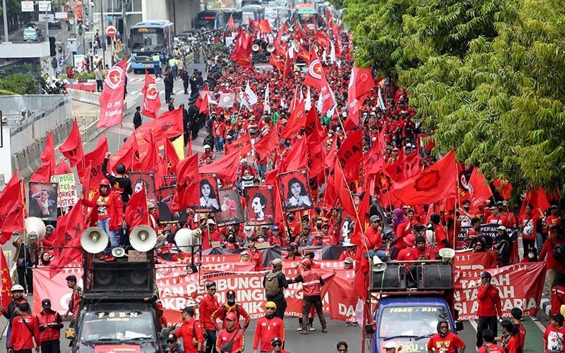 Buruh Siap Gelar May Day 2024 di Seluruh Indonesia, Tuntut Cabut Omnibus Law