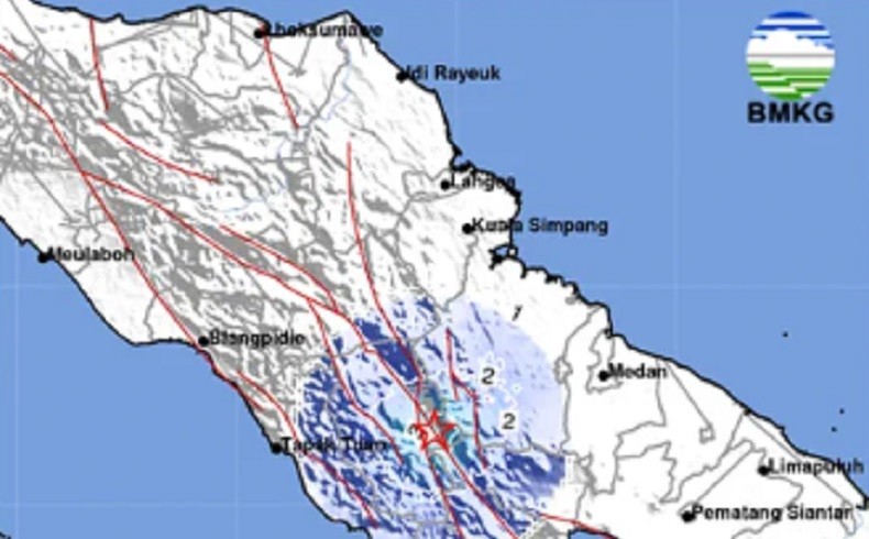 Gempa Magnitudo 6,2 Guncang Aceh Selatan, BNPB: Belum Ada Kerusakan Maupun Korban