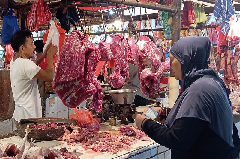 Tradisi Meugang Sambut Ramadhan, Harga Daging Sapi di Bireuen Naik Jadi Rp190.000 Per Kg