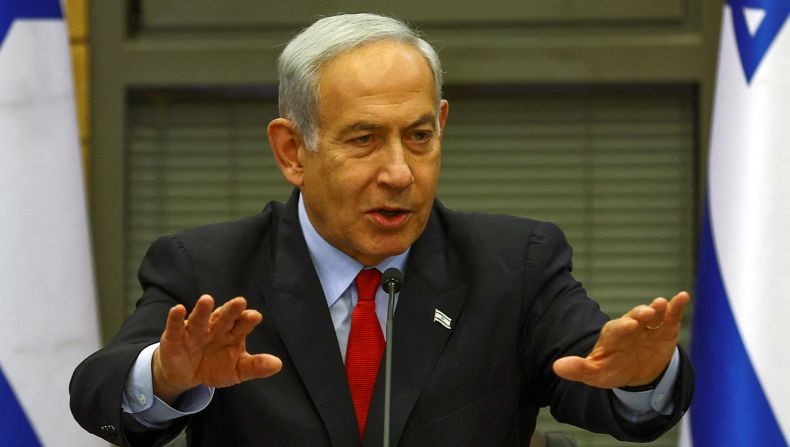 PM Israel Benjamin Netanyahu Bubarkan Kabinet Perang