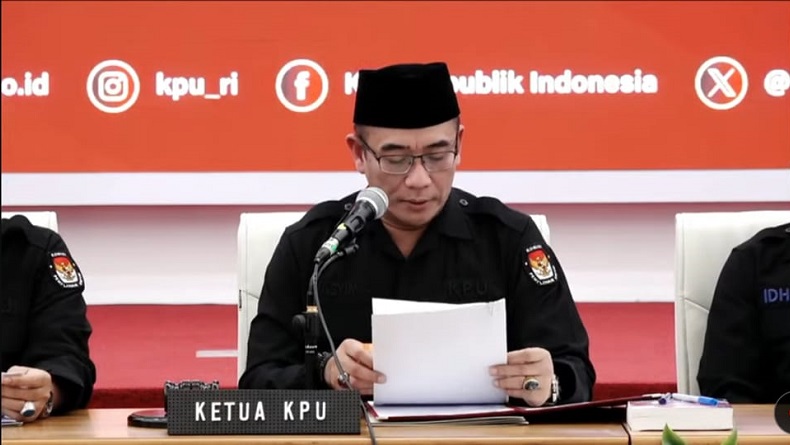 Ketua KPU Hasyim Asy'ari cs Disanksi Peringatan oleh DKPP soal Data DPT Bocor