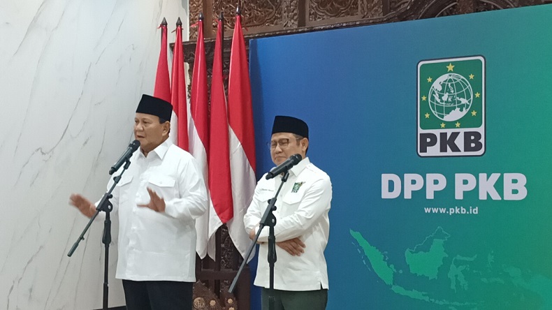 Prabowo Akui Persaingan dengan PKB di Pilpres Menegangkan: Saya Gak Tahu Ilmu Gus Imin Apa