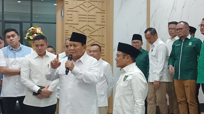 Respons Prabowo saat Ditanya Kapan Bertemu Megawati