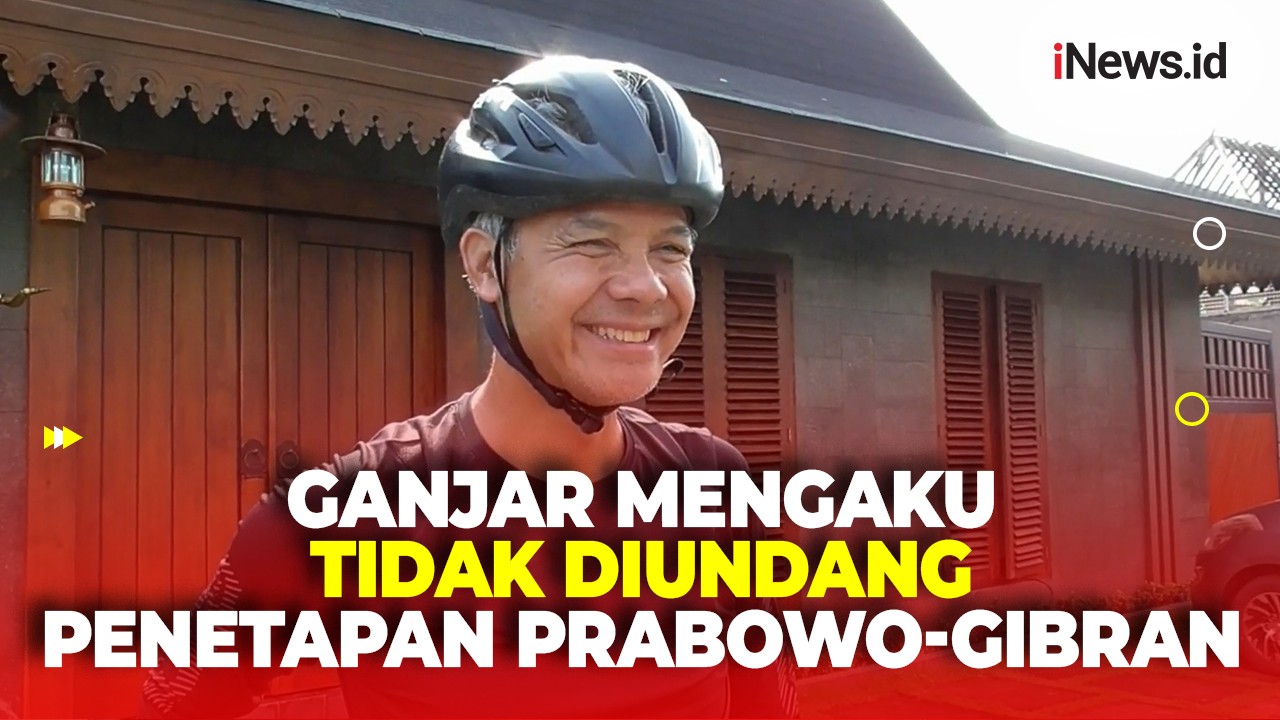 Tidak Diundang saat Penetapan Capres-Cawapres Prabowo-Gibran, Ganjar Pilih Bersepeda