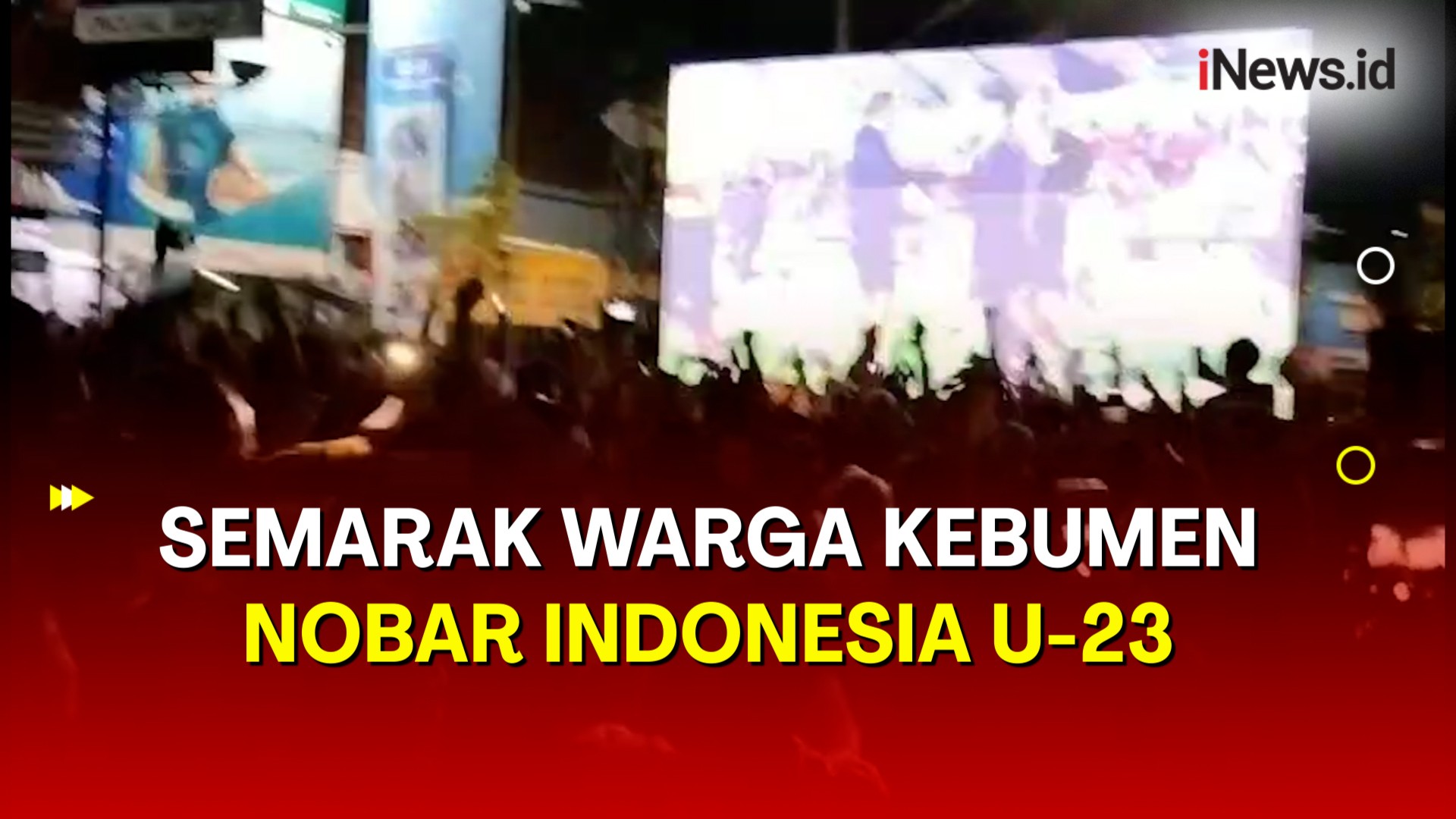  Warga Brebes Pesta Petasan dan Nyalakan Flare Sambut Kemenangan Timnas Indonesia U-23