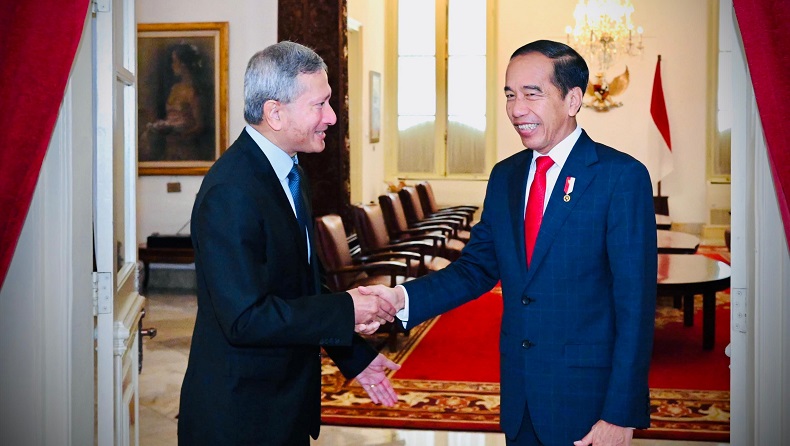 Menlu Singapura Temui Jokowi, Bahas Rencana Kunjungan PM Lee Hsien Loong