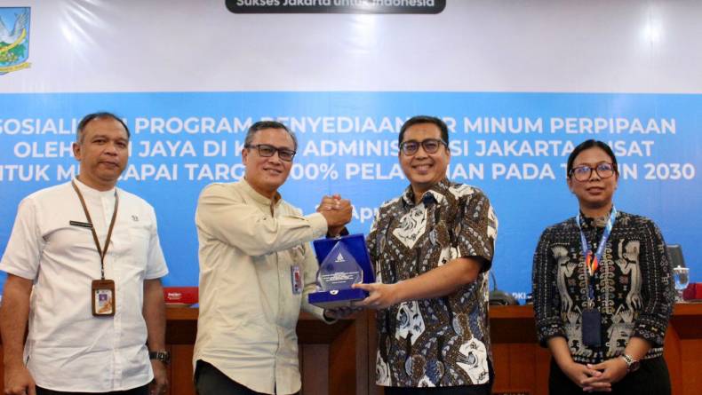PAM Jaya Gelar Sosialisasi Sambungan Air Minum Perpipaan di Jakarta Pusat