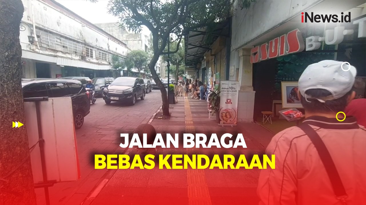 Wacana Pemkot Bandung Terapkan Braga Free Vehicle Tiap Akhir Pekan