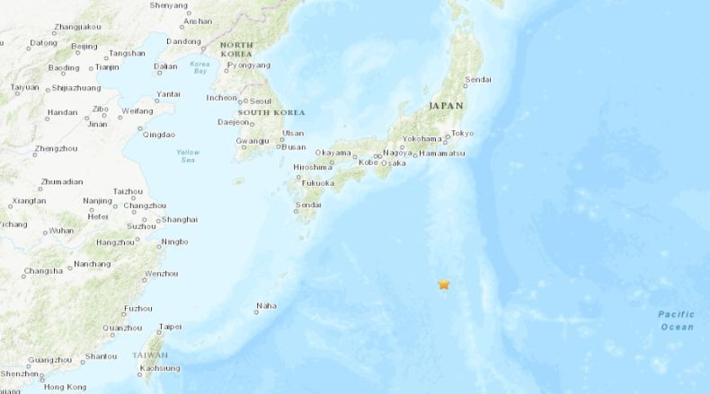Gema Bumi M6,5 Guncang Kepulauan Bonin Jepang