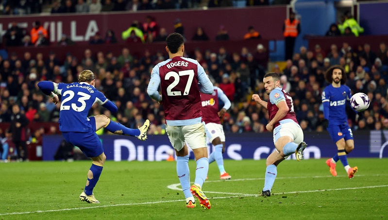 Hasil Aston Villa Vs Chelsea: Conor Gallagher Selamatkan The Blues dari Kekalahan