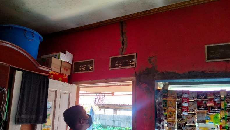 16 Rumah di Kabupaten Bogor Rusak Imbas Gempa Garut, Dinding Retak-retak
