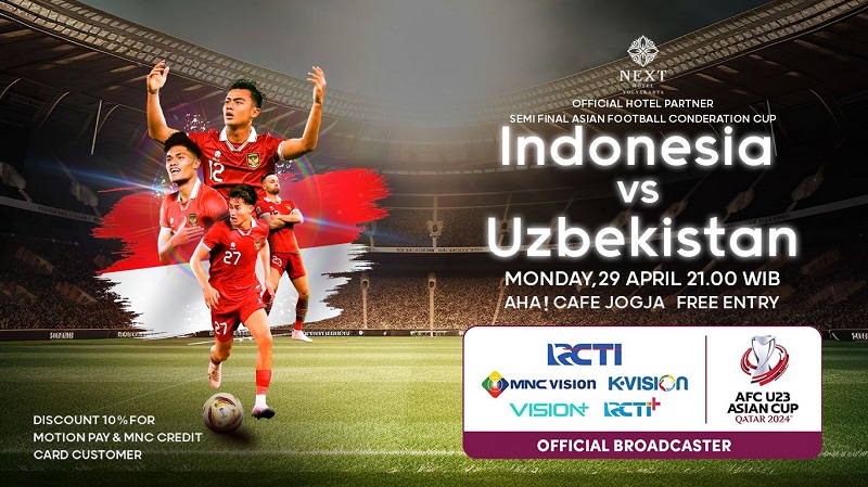 MNC Land Gelar Nobar Indonesia Vs Uzbekistan di Semifinal Piala Asia U-23 2024, Ini 5 Lokasinya!