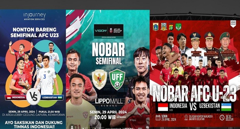 10 Tempat Nobar Timnas Indonesia vs Uzbekistan di Jakarta Malam Ini