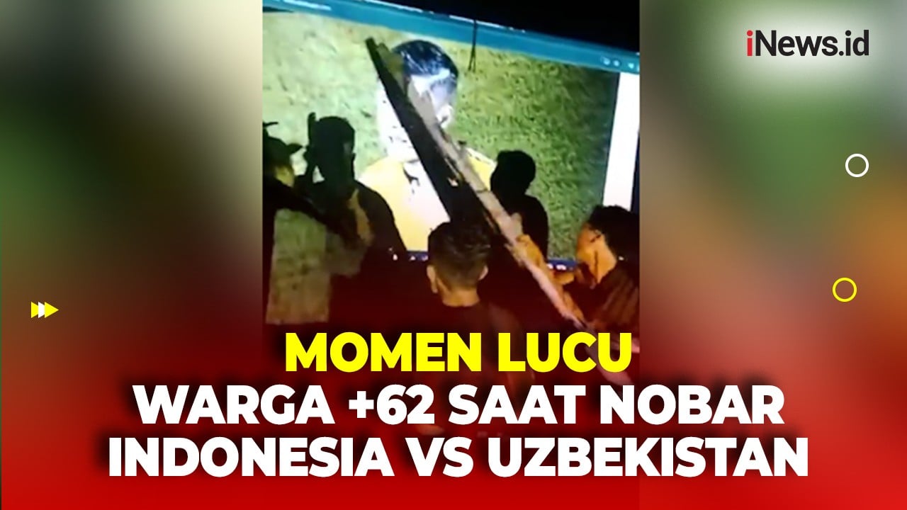 Kesal dengan Wasit China Shen Yinhao, Begini Reaksi Lucu Warga +62 saat Nobar Timnas Indonesia U-23 vs Uzbekistan U-23
