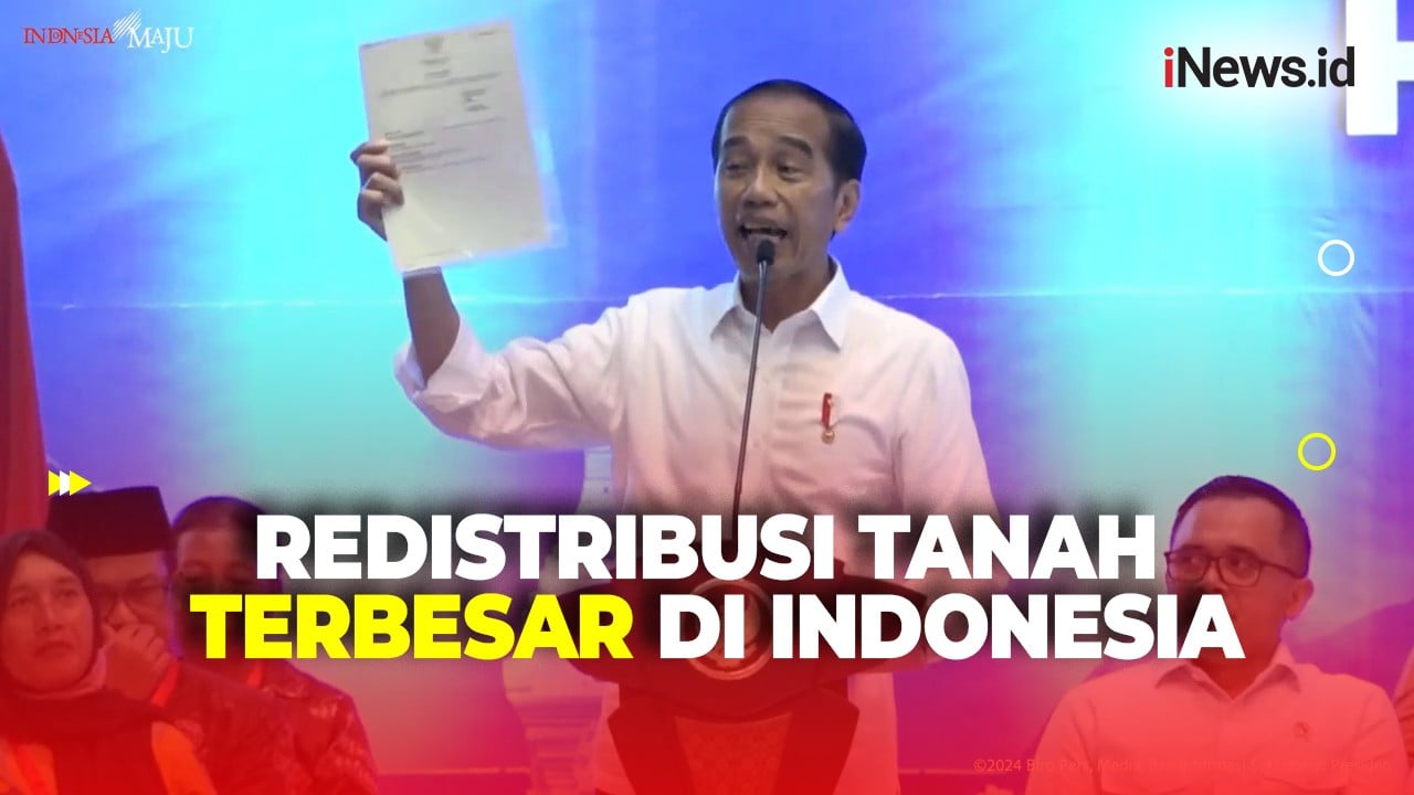 Kunker ke Banyuwangi, Jokowi Serahkan 10.323 Sertifikat Tanah Elektronik