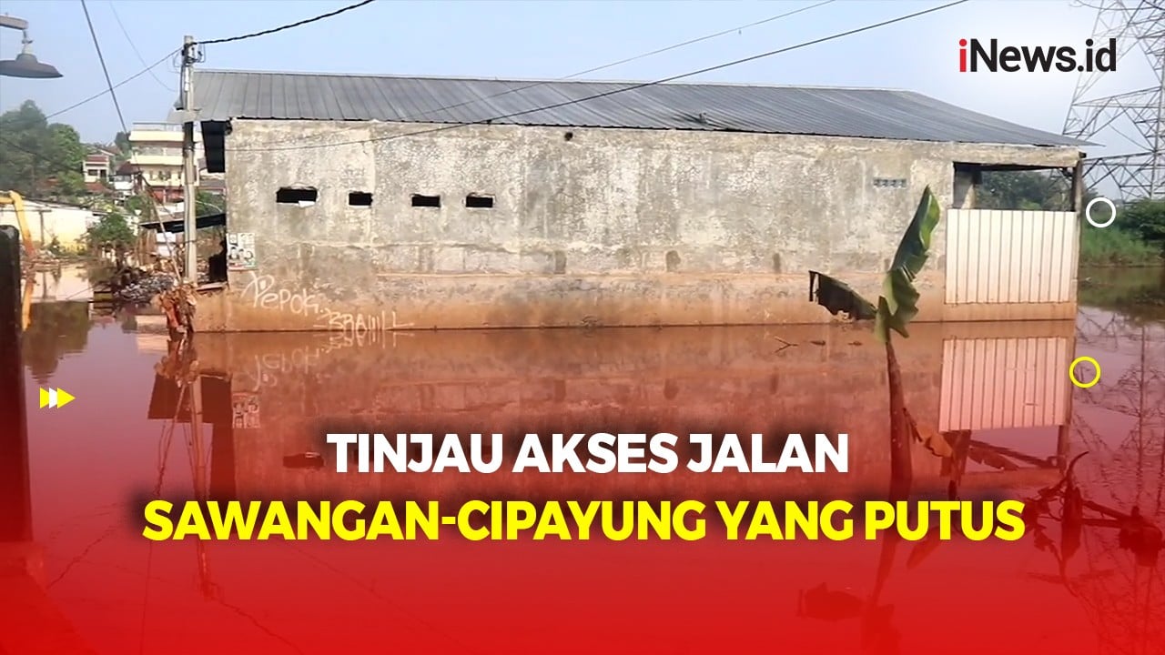 Sekda Kota Depok Tinjau Lokasi Akses Jalan Sawangan-Cipayung yang Putus Akibat Banjir