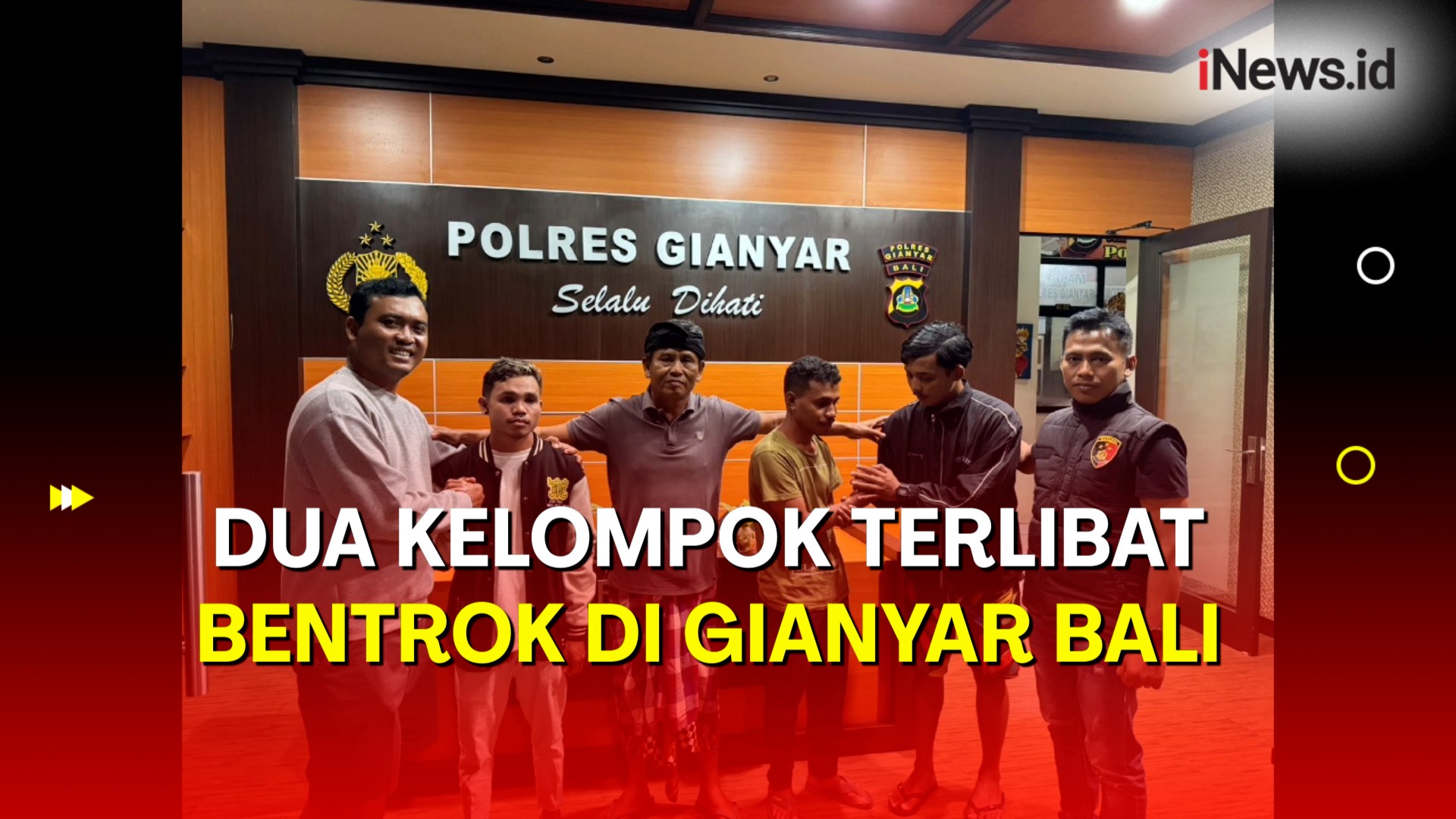 Detik-Detik Dua Kelompok Terlibat Bentrok di Gianyar Bali 