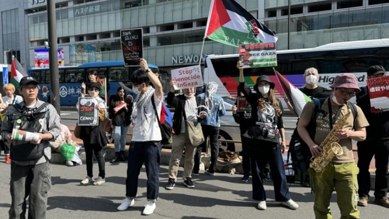 Demonstrasi Pro-Palestina Menjalar ke Kampus Jepang, Puluhan Mahasiswa Waseda Kecam Israel
