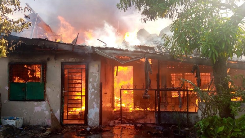 Kebakaran Hebat di Medan, 6 Rumah dan Tempat Kos Hangus