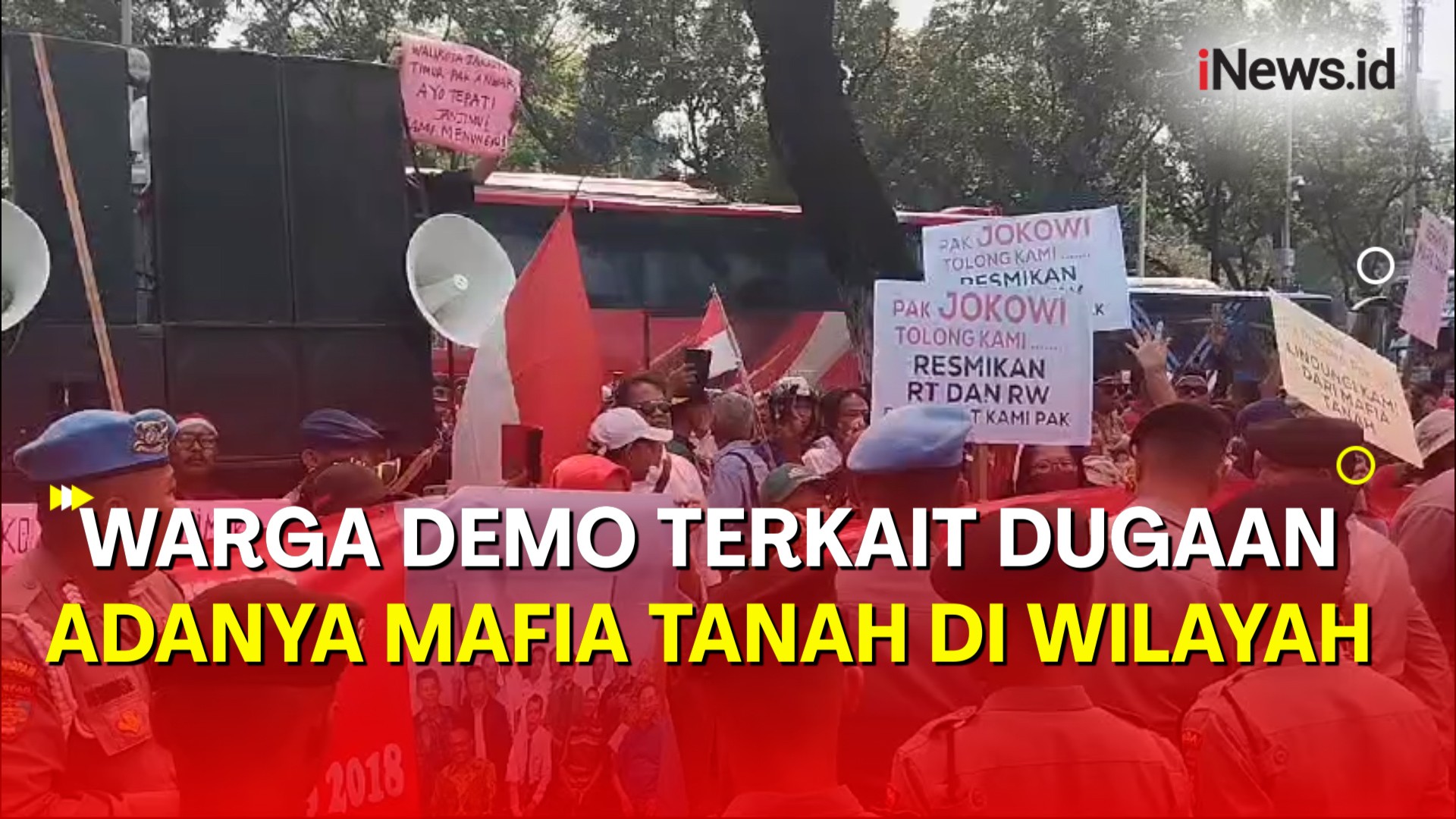 Dugaan Praktik Mafia Tanah, Warga Kampung Sawah Indah Gelar Demo di Balai Kota DKI Jakarta
