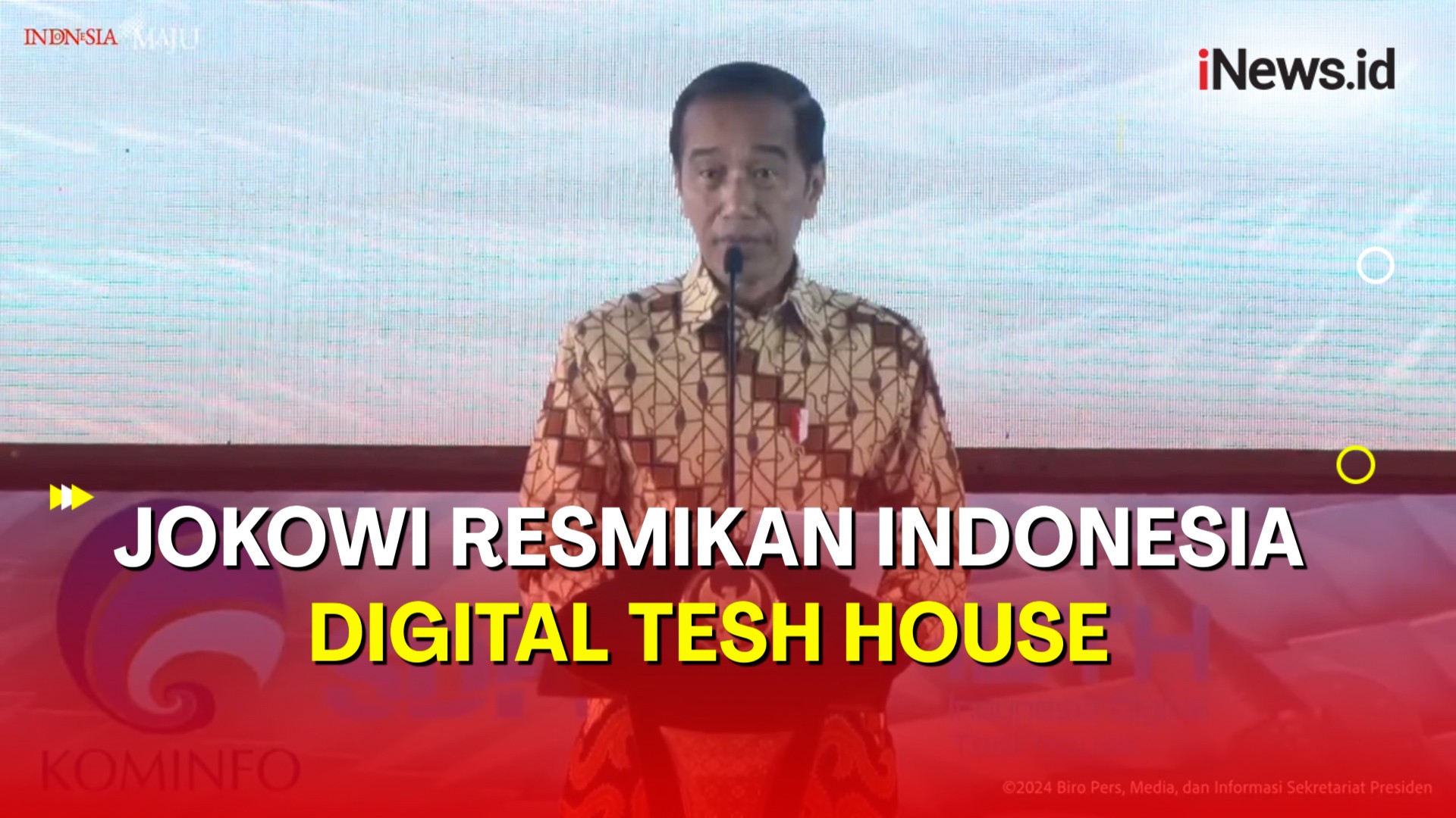 Jokowi Resmikan Indonesia Digital Test House, Anggarannya Hampir Rp1 Triliun 