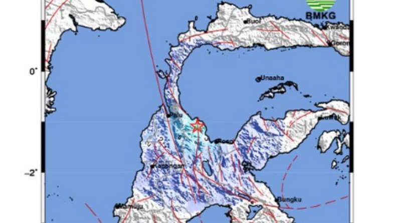 Gempa Terkini M4,8 Guncang Parigi Moutong, Terasa di Sausu hingga Poso