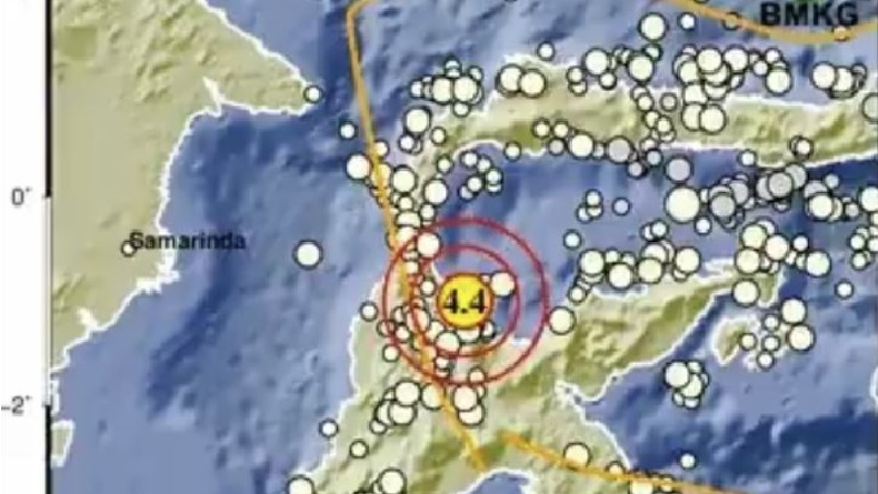 Gempa Terkini M4,4 Guncang Poso Sulawesi Tengah