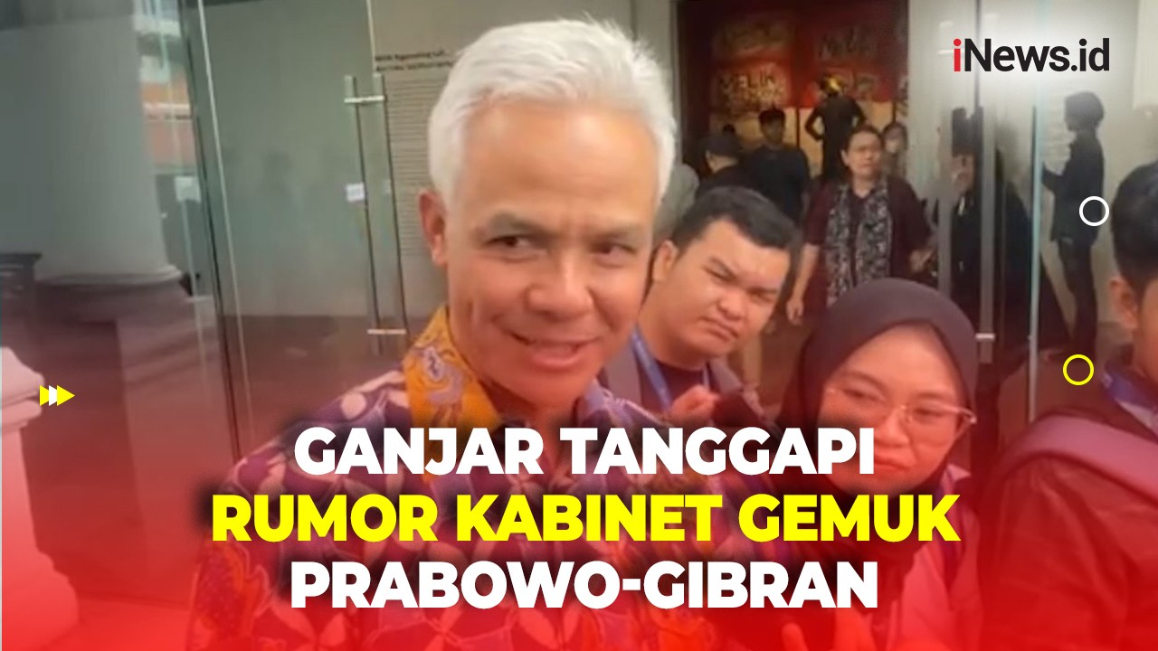 Tanggapi Rumor Kabinet Gemuk Prabowo-Gibran, Ganjar: Politik Akomodasi Pasti Dilakukan
