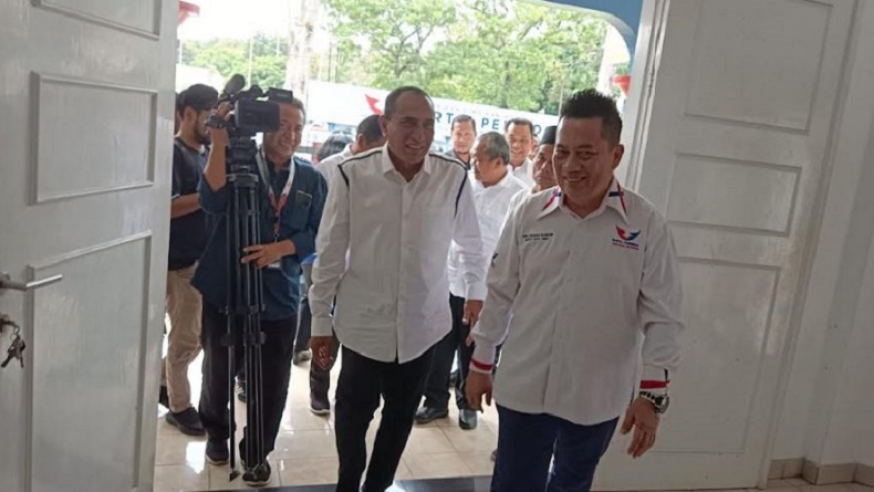 Edy Rahmayadi Singgung soal Etika usai Daftar Calon Gubernur Sumut ke Perindo