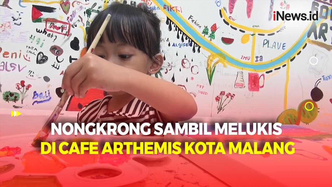 Cafe Arthemis, Tempat Nongkrong Santai Sambil Melukis di Kota Malang 
