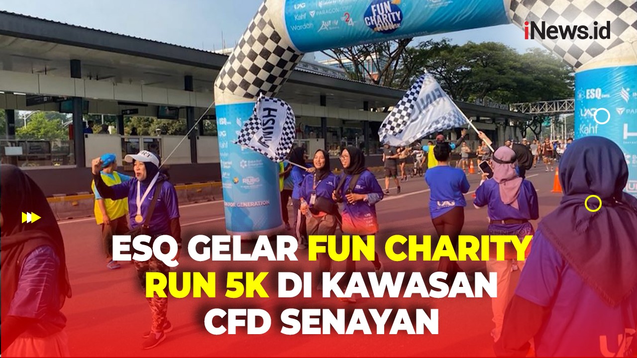 ESQ Gelar Fun Charity Run 5K, Bentuk Kepedulian terhadap Dunia Pendidikan Indonesia