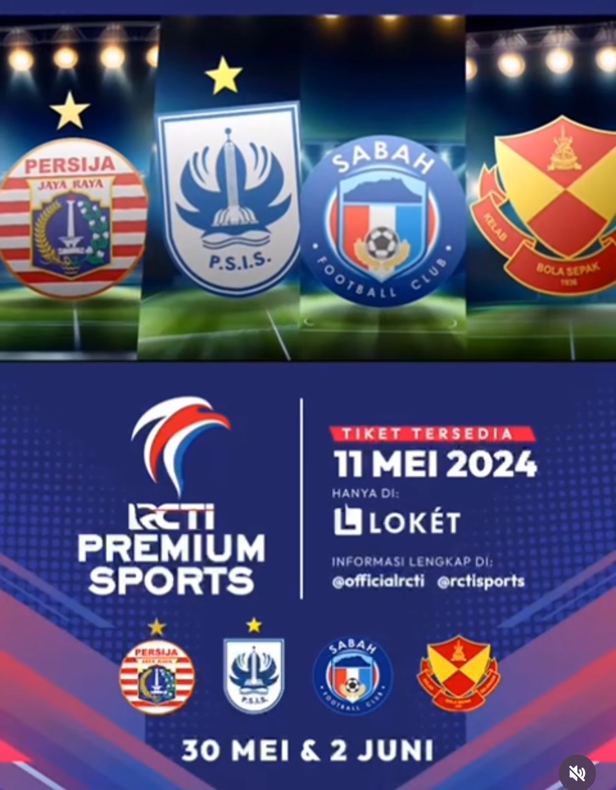 Saksikan Langsung Pertarungan 4 Klub Raksasa ASEAN di RCTI Premium Sports 