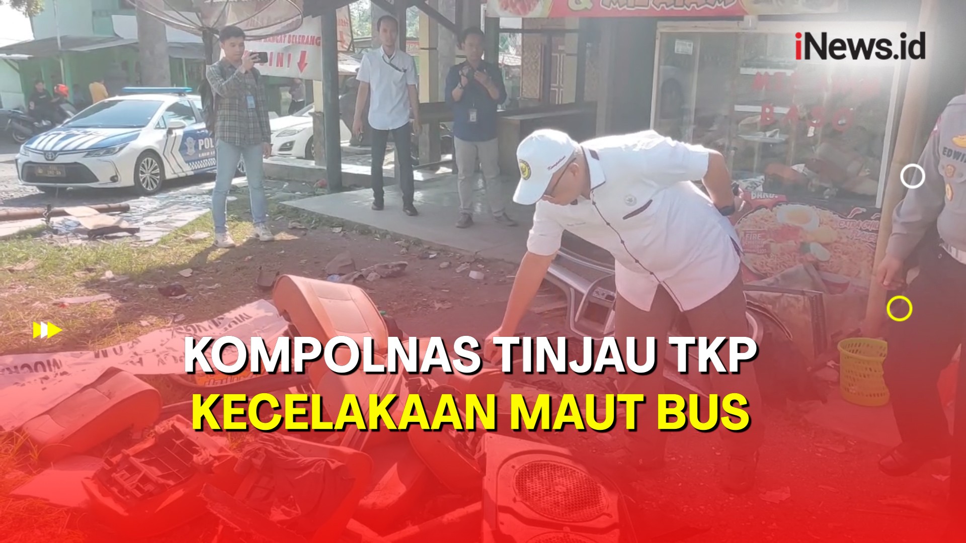 Kompolnas Tinjau TKP Kecelakaan Bus yang Menewaskan 11 Orang di Subang 