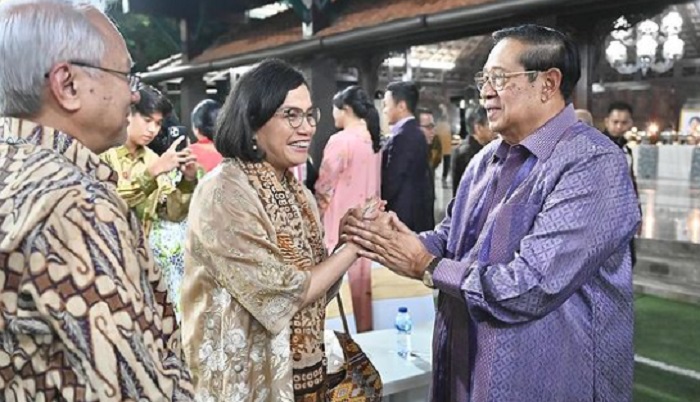 Potret Akrab Sri Mulyani Kumpul Bareng SBY dan Kabinet Indonesia Bersatu, Bahas Apa?