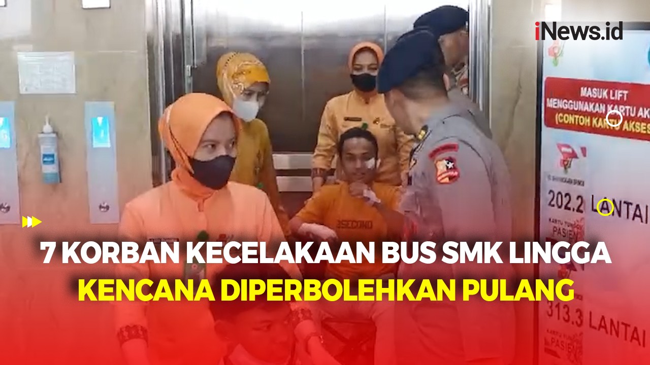 7 Korban Kecelakaan Bus SMK Lingga Kencana di Subang Diperbolehkan Pulang 
