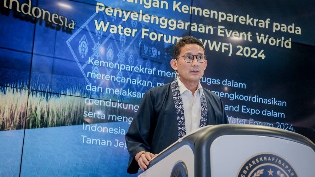 Sandiaga Uno Sebut Indonesia Siapkan Pavilion Unik di World Water Forum 2024, Ada Cerita Rakyat!