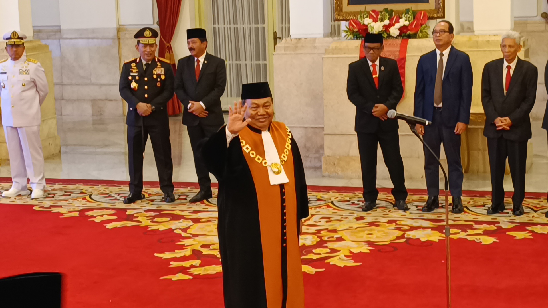 Hakim Agung Suharto Ucap Sumpah Jadi Wakil Ketua MA Bidang Non-Yudisial di Hadapan Jokowi