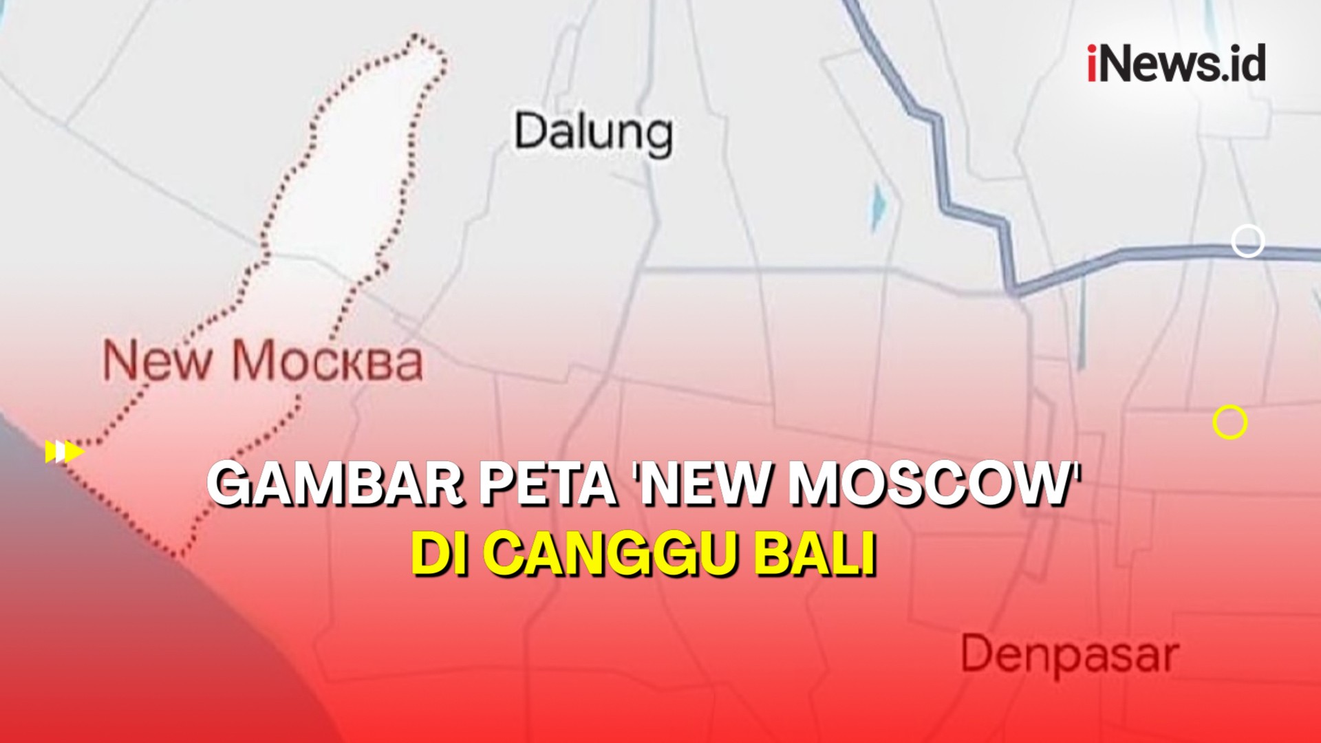 Heboh Nama 'New Moscow' Muncul di Peta Wilayah Canggu, Ini Pernyataan Polisi 