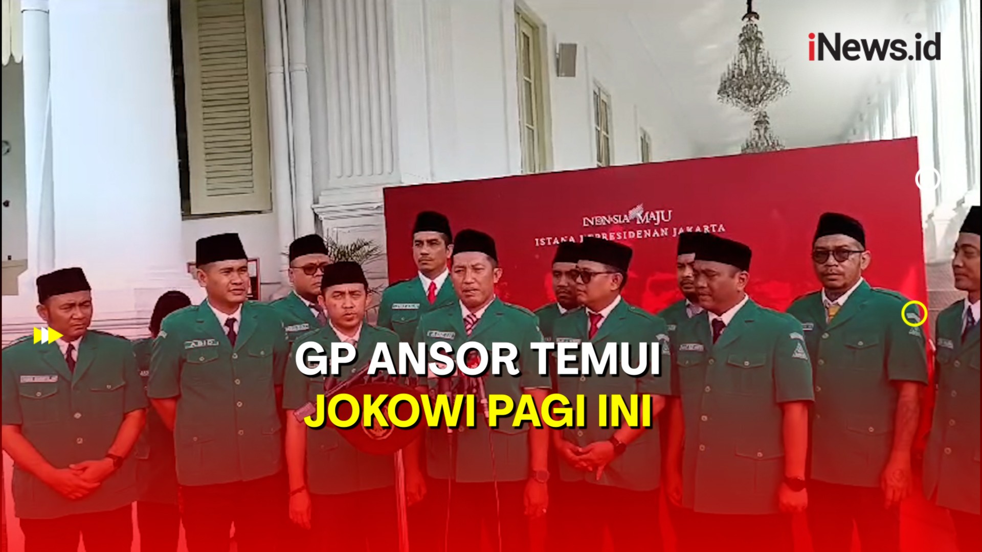 GP Ansor Temui Presiden Jokowi di Istana Pagi Ini