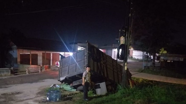 Kecelakaan di Bandarlampung, Pemotor Tewas Ditabrak Truk Diduga Rem Blong