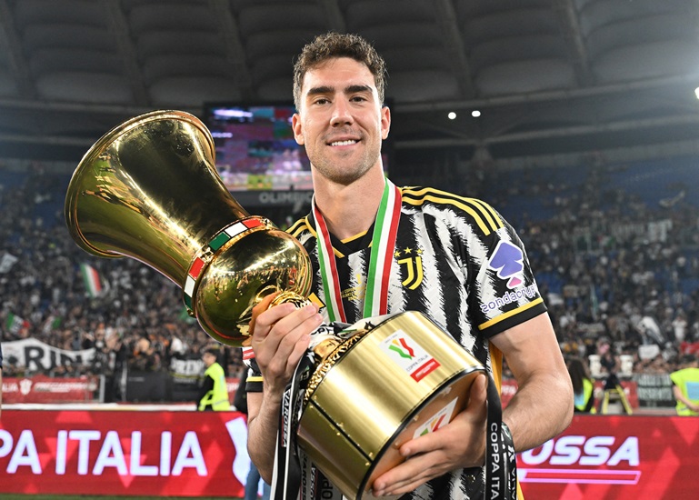 Juventus Juara Coppa Italia usai Kalahkan Atalanta, Dusan Vlahovic Man Of The Match